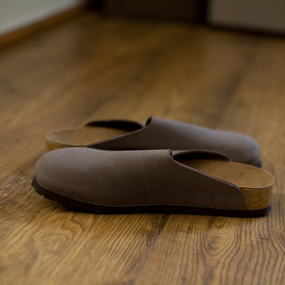 Birki's Birkenstock 250 L8 M6 39 Germany slip on clog neutral NWOT Birkibuc - Picture 8 of 10